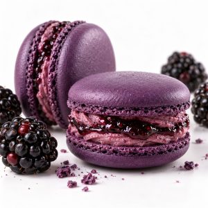 Doppelte Brombeere Macaron von Happy Macarons and Cookies