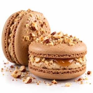 Haselnuss-Karamell Macaron von Happy Macarons and Cookies