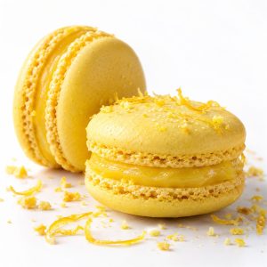 Lemon Curd Macaron von Happy Macarons and Cookies