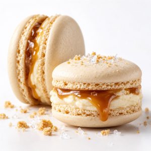 New-York-Cheesecake mit Salzkaramell Macaron von Happy Macarons and Cookies