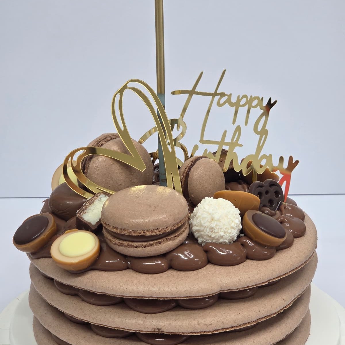Macarons-Torte